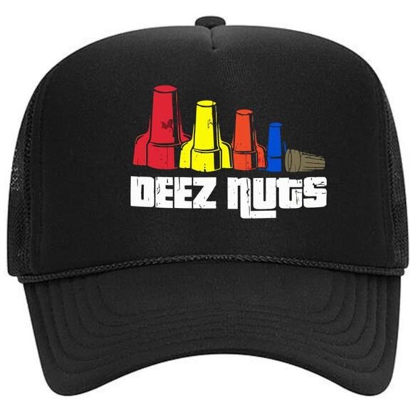 Other - Deez Nuts Electrician Union Worker Gift Funny Cap Hat Foam Trucker Mesh USA Made